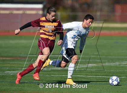 Thumbnail 1 in Ithaca vs. John Jay-East Fishkill (NYSPHSAA Class AA Regional Final) photogallery.