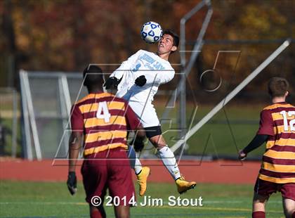Thumbnail 3 in Ithaca vs. John Jay-East Fishkill (NYSPHSAA Class AA Regional Final) photogallery.