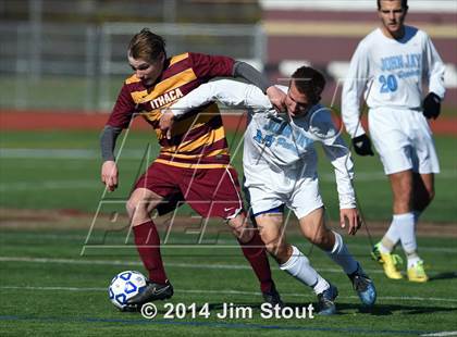 Thumbnail 2 in Ithaca vs. John Jay-East Fishkill (NYSPHSAA Class AA Regional Final) photogallery.