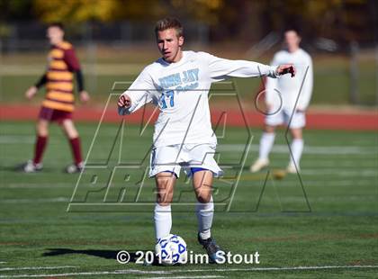 Thumbnail 3 in Ithaca vs. John Jay-East Fishkill (NYSPHSAA Class AA Regional Final) photogallery.