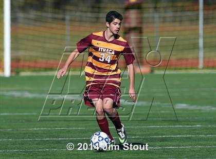 Thumbnail 3 in Ithaca vs. John Jay-East Fishkill (NYSPHSAA Class AA Regional Final) photogallery.