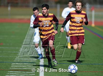 Thumbnail 3 in Ithaca vs. John Jay-East Fishkill (NYSPHSAA Class AA Regional Final) photogallery.
