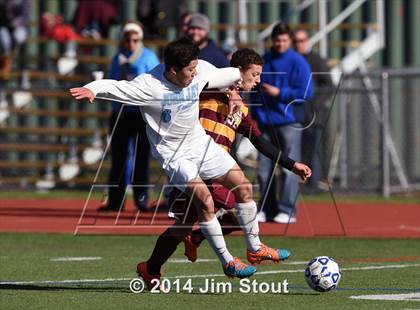 Thumbnail 2 in Ithaca vs. John Jay-East Fishkill (NYSPHSAA Class AA Regional Final) photogallery.