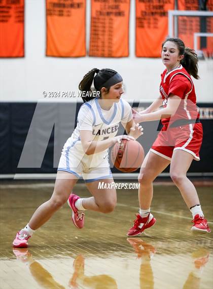 Thumbnail 3 in Bloomsburg vs. Loyalsock Township (PIAA District IV 3A Semifinal) photogallery.
