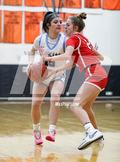 Thumbnail 1 in Bloomsburg vs. Loyalsock Township (PIAA District IV 3A Semifinal) photogallery.