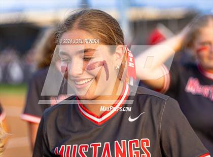 Thumbnail 2 in Tompkins @ Memorial (UIL Softball 6A Region 3 Area Final)  photogallery.