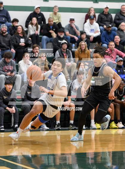 Thumbnail 3 in Timberline vs. Capital (IHSAA 5A District III Round 1) photogallery.