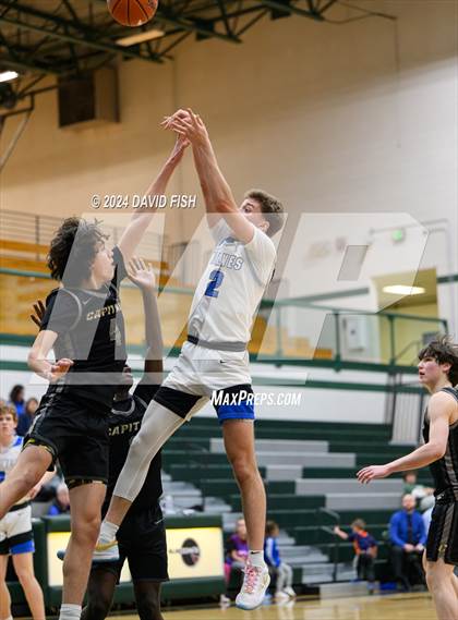 Thumbnail 3 in Timberline vs. Capital (IHSAA 5A District III Round 1) photogallery.