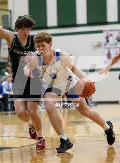 Thumbnail 3 in Timberline vs. Capital (IHSAA 5A District III Round 1) photogallery.
