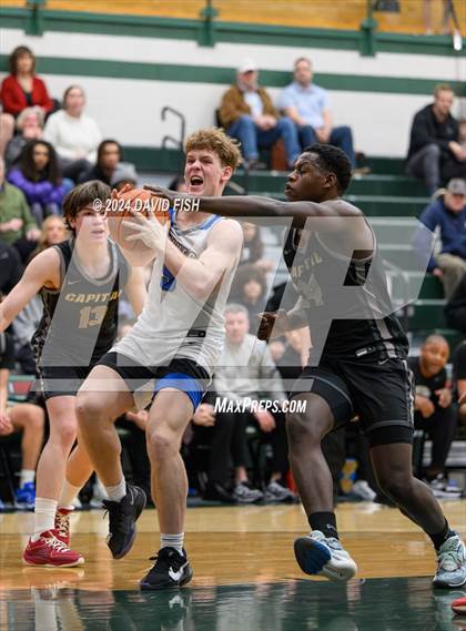 Thumbnail 3 in Timberline vs. Capital (IHSAA 5A District III Round 1) photogallery.