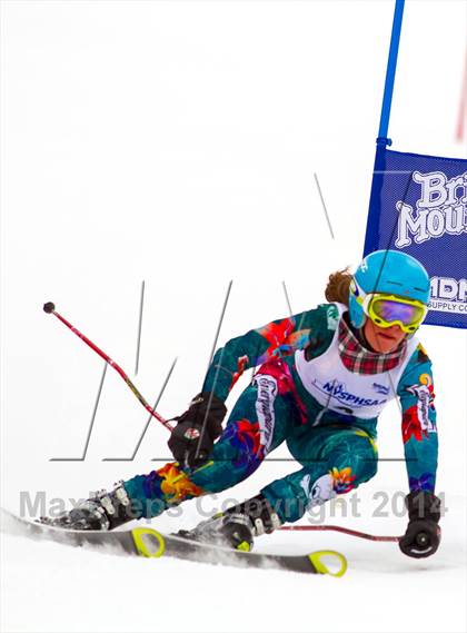 Thumbnail 2 in NYSPHSAA Alpine Skiing Championships (Girls Giant Slalom) photogallery.