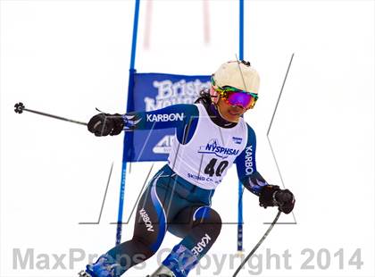 Thumbnail 3 in NYSPHSAA Alpine Skiing Championships (Girls Giant Slalom) photogallery.