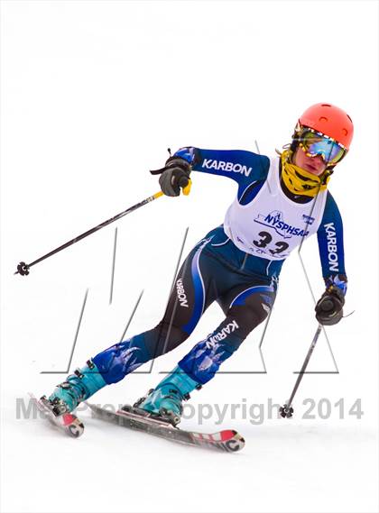 Thumbnail 2 in NYSPHSAA Alpine Skiing Championships (Girls Giant Slalom) photogallery.