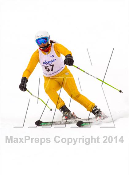 Thumbnail 3 in NYSPHSAA Alpine Skiing Championships (Girls Giant Slalom) photogallery.