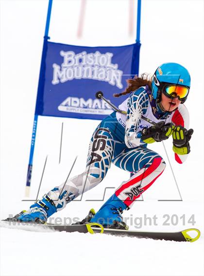 Thumbnail 2 in NYSPHSAA Alpine Skiing Championships (Girls Giant Slalom) photogallery.