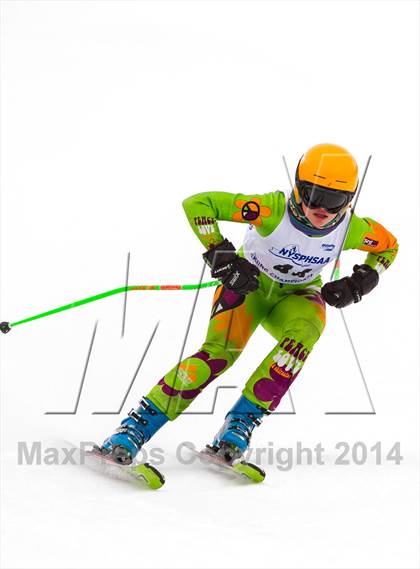Thumbnail 2 in NYSPHSAA Alpine Skiing Championships (Girls Giant Slalom) photogallery.