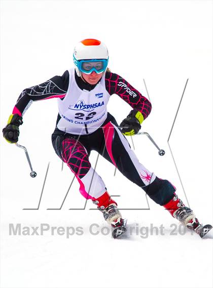 Thumbnail 3 in NYSPHSAA Alpine Skiing Championships (Girls Giant Slalom) photogallery.