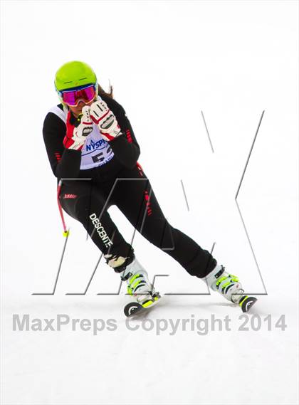Thumbnail 2 in NYSPHSAA Alpine Skiing Championships (Girls Giant Slalom) photogallery.