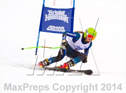 Thumbnail 2 in NYSPHSAA Alpine Skiing Championships (Girls Giant Slalom) photogallery.