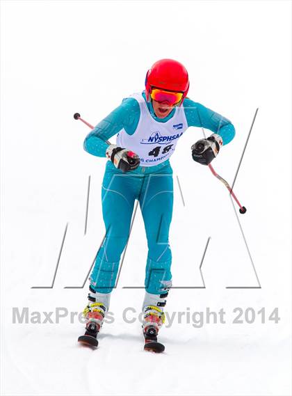 Thumbnail 3 in NYSPHSAA Alpine Skiing Championships (Girls Giant Slalom) photogallery.