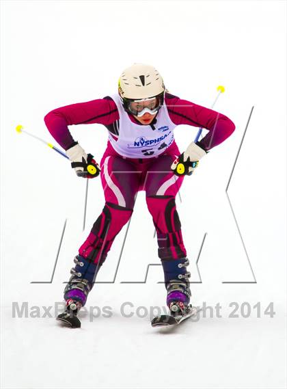 Thumbnail 2 in NYSPHSAA Alpine Skiing Championships (Girls Giant Slalom) photogallery.