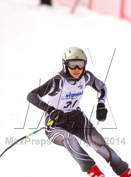 Thumbnail 2 in NYSPHSAA Alpine Skiing Championships (Girls Giant Slalom) photogallery.