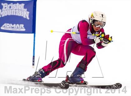 Thumbnail 2 in NYSPHSAA Alpine Skiing Championships (Girls Giant Slalom) photogallery.
