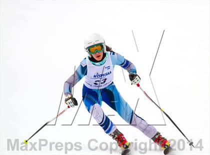 Thumbnail 3 in NYSPHSAA Alpine Skiing Championships (Girls Giant Slalom) photogallery.