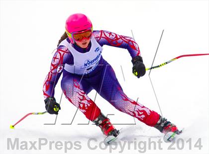 Thumbnail 2 in NYSPHSAA Alpine Skiing Championships (Girls Giant Slalom) photogallery.
