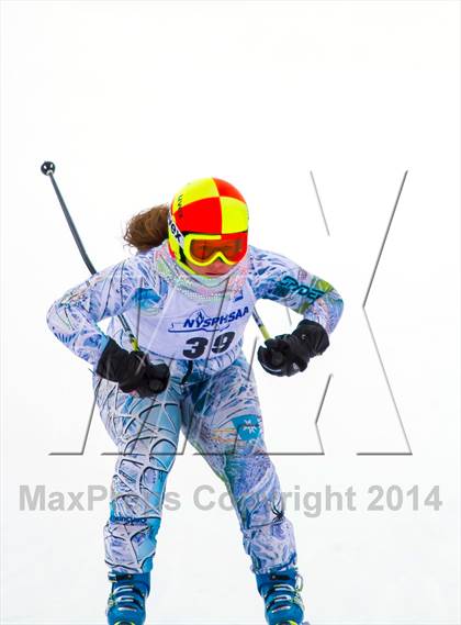 Thumbnail 3 in NYSPHSAA Alpine Skiing Championships (Girls Giant Slalom) photogallery.