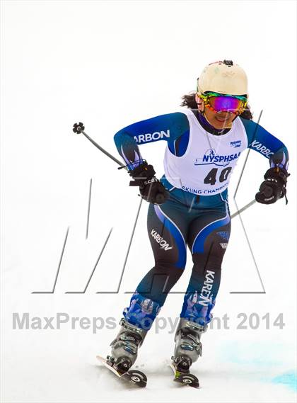 Thumbnail 2 in NYSPHSAA Alpine Skiing Championships (Girls Giant Slalom) photogallery.