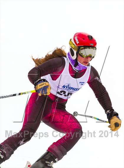 Thumbnail 3 in NYSPHSAA Alpine Skiing Championships (Girls Giant Slalom) photogallery.