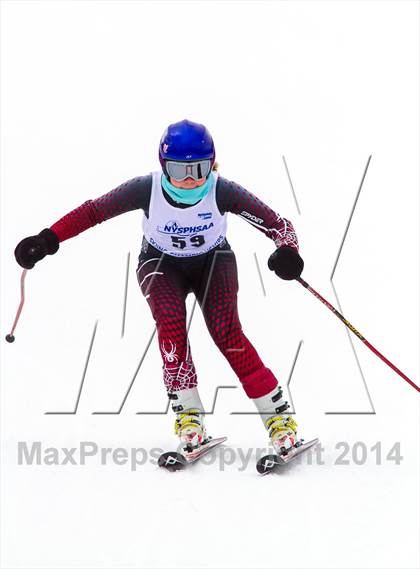 Thumbnail 3 in NYSPHSAA Alpine Skiing Championships (Girls Giant Slalom) photogallery.