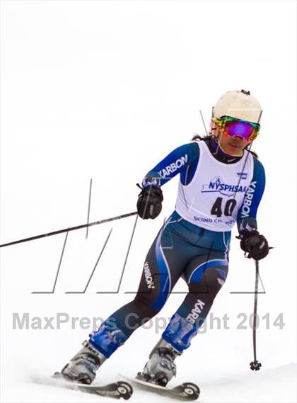 Thumbnail 3 in NYSPHSAA Alpine Skiing Championships (Girls Giant Slalom) photogallery.