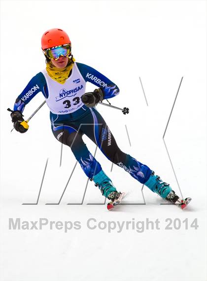 Thumbnail 1 in NYSPHSAA Alpine Skiing Championships (Girls Giant Slalom) photogallery.