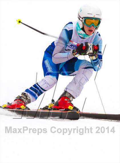 Thumbnail 2 in NYSPHSAA Alpine Skiing Championships (Girls Giant Slalom) photogallery.