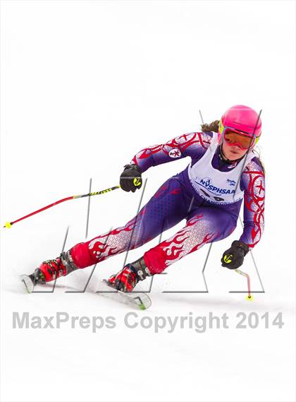Thumbnail 2 in NYSPHSAA Alpine Skiing Championships (Girls Giant Slalom) photogallery.