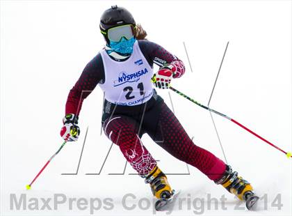 Thumbnail 2 in NYSPHSAA Alpine Skiing Championships (Girls Giant Slalom) photogallery.