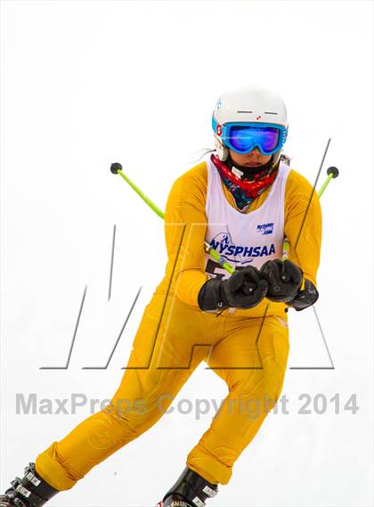 Thumbnail 2 in NYSPHSAA Alpine Skiing Championships (Girls Giant Slalom) photogallery.