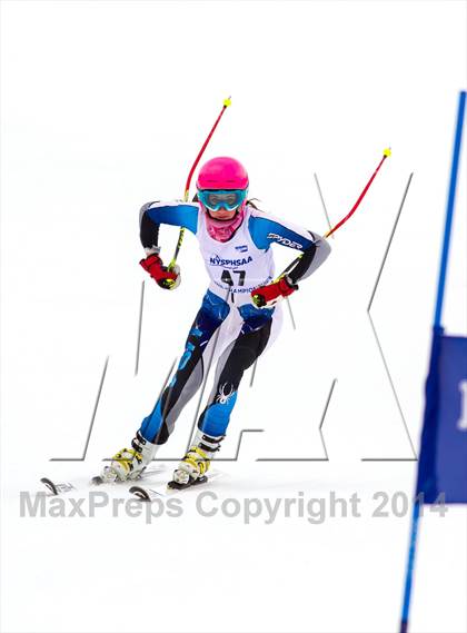 Thumbnail 2 in NYSPHSAA Alpine Skiing Championships (Girls Giant Slalom) photogallery.