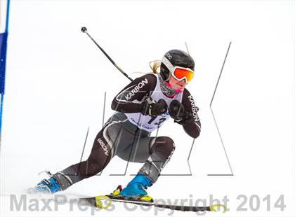 Thumbnail 2 in NYSPHSAA Alpine Skiing Championships (Girls Giant Slalom) photogallery.