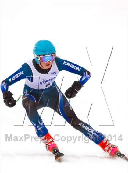 Thumbnail 3 in NYSPHSAA Alpine Skiing Championships (Girls Giant Slalom) photogallery.