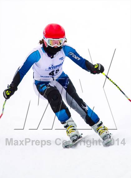 Thumbnail 3 in NYSPHSAA Alpine Skiing Championships (Girls Giant Slalom) photogallery.