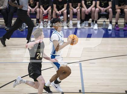 Thumbnail 3 in Pagosa Springs vs Peak to Peak (Holy Family Tournament) photogallery.