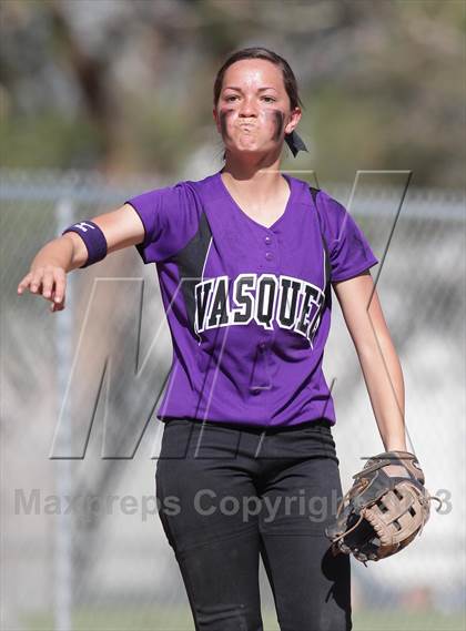 Thumbnail 1 in Village Christian vs. Vasquez (High Desert Classic) photogallery.
