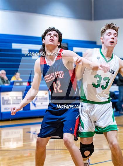 Thumbnail 3 in Christ Prep Academy vs. St. Michael the Archangel (Grain Valley Invitational) photogallery.
