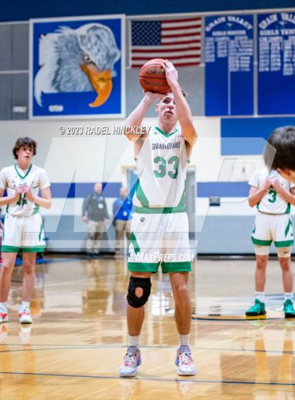 Thumbnail 2 in Christ Prep Academy vs. St. Michael the Archangel (Grain Valley Invitational) photogallery.