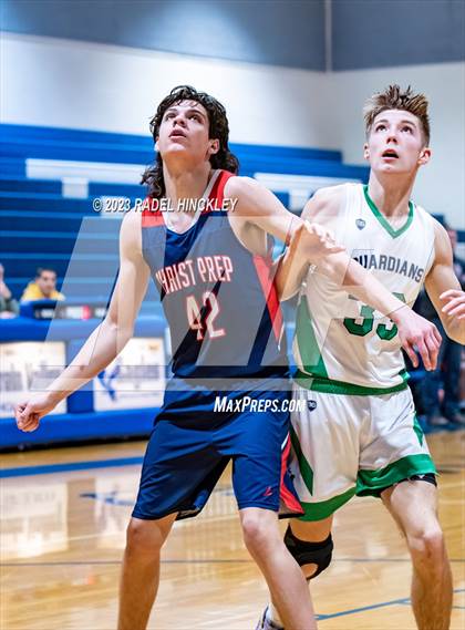 Thumbnail 1 in Christ Prep Academy vs. St. Michael the Archangel (Grain Valley Invitational) photogallery.