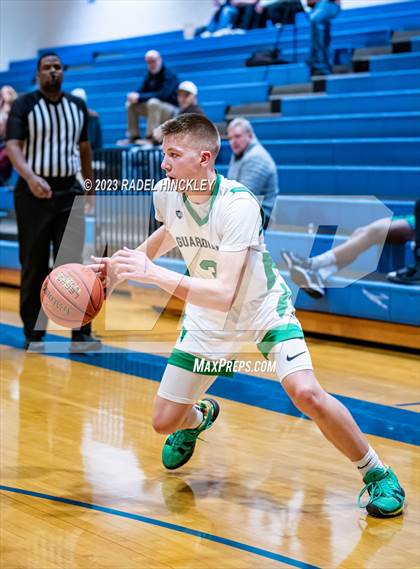 Thumbnail 3 in Christ Prep Academy vs. St. Michael the Archangel (Grain Valley Invitational) photogallery.