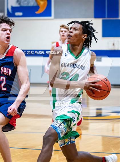Thumbnail 1 in Christ Prep Academy vs. St. Michael the Archangel (Grain Valley Invitational) photogallery.